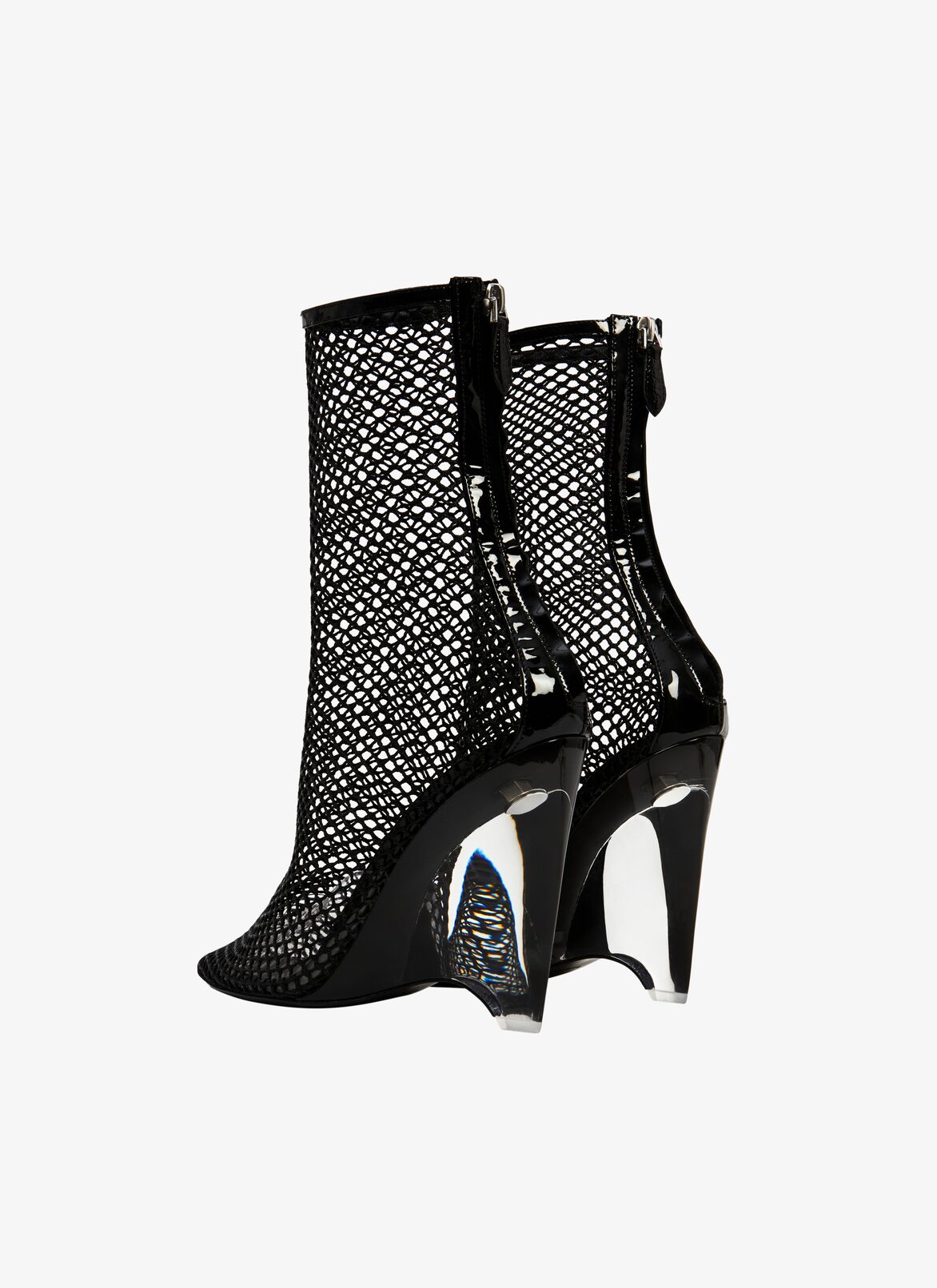 LA CAGE WEDGE BOOTIES ALAÏA BLACK LA CAGE WEDGE BOOTIES
